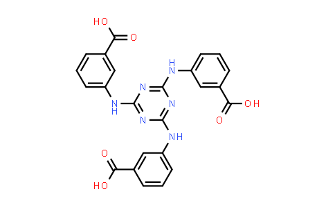 CAS No. 1383425-68-0, 3,3',3''-((1,3,5-Triazine-2,4,6-triyl)tris(azanediyl))tribenzoic acid