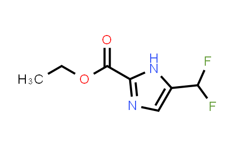CAS No. 1383742-13-9, Ethyl 5-(difluoromethyl)-1H-imidazole-2-carboxylate