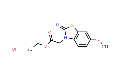 CAS No. 138404-44-1, Ethyl 2-(2-imino-6-methoxybenzo[d]thiazol-3(2H)-yl)acetate hydrobromide
