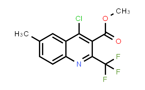 CAS No. 1384265-62-6, Methyl 4-chloro-6-methyl-2-(trifluoromethyl)quinoline-3-carboxylate