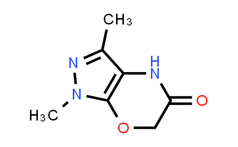 CAS No. 1384429-41-7, 1,3-Dimethyl-1,4-dihydropyrazolo[3,4-b][1,4]oxazin-5(6H)-one
