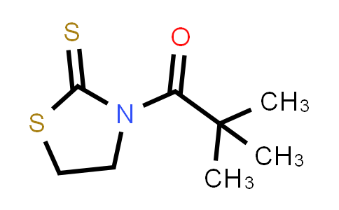 CAS No. 138459-91-3, 2,2-Dimethyl-1-(2-thioxothiazolidin-3-yl)propan-1-one