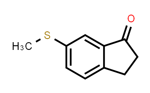 CAS No. 138485-82-2, 6-(Methylthio)-2,3-dihydro-1H-inden-1-one