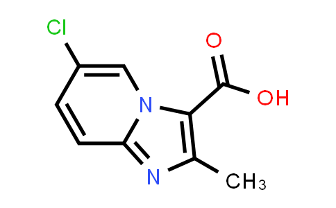 CAS No. 138642-96-3, 6-Chloro-2-methylimidazo[1,2-a]pyridine-3-carboxylic acid