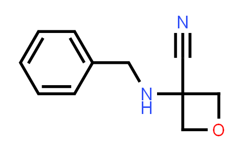CAS No. 138650-20-1, 3-(Benzylamino)oxetane-3-carbonitrile