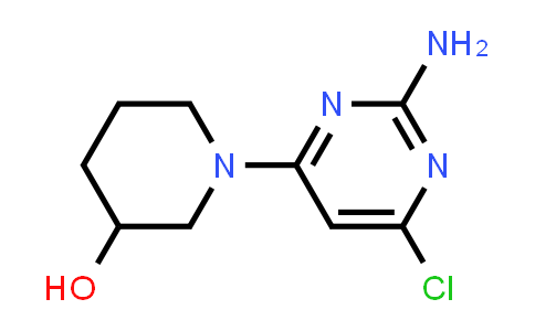 CAS No. 1386832-48-9, 3-Piperidinol, 1-(2-amino-6-chloro-4-pyrimidinyl)-