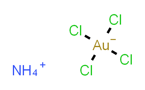 CAS No. 13874-04-9, 四氯金酸铵 水合物