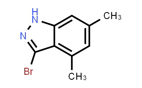 CAS No. 1388024-33-6, 3-Bromo-4,6-dimethyl-1H-indazole