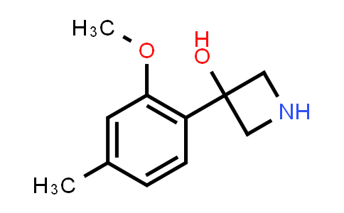 CAS No. 1388028-46-3, 3-(2-Methoxy-4-methylphenyl)azetidin-3-ol