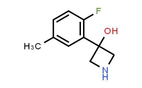 CAS No. 1388028-53-2, 3-(2-Fluoro-5-methylphenyl)azetidin-3-ol