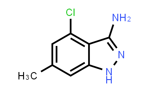 CAS No. 1388047-49-1, 4-Chloro-6-methyl-1H-indazol-3-amine