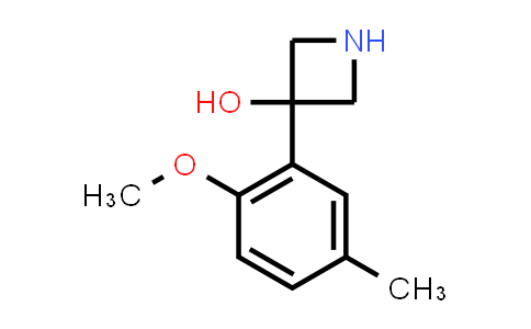 CAS No. 1388052-21-8, 3-(2-Methoxy-5-methylphenyl)azetidin-3-ol