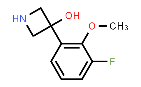 CAS No. 1388054-75-8, 3-(3-Fluoro-2-methoxyphenyl)azetidin-3-ol
