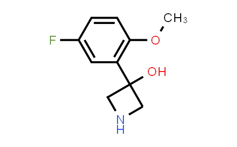 CAS No. 1388055-33-1, 3-(5-Fluoro-2-methoxyphenyl)azetidin-3-ol