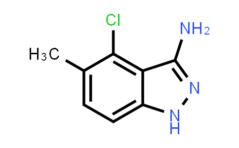 CAS No. 1388069-19-9, 4-Chloro-5-methyl-1H-indazol-3-amine