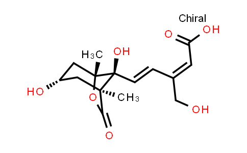 CAS No. 1388075-44-2, 2,4-Pentadienoic acid, 5-[(1S,3S,5R,8S)-3,8-dihydroxy-1,5-dimethyl-7-oxo-6-oxabicyclo[3.2.1]oct-8-yl]-3-(hydroxymethyl)-, (2E,4E)-