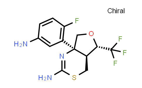 CAS No. 1388149-68-5, (4aS,5S,7aS)-7a-(5-Amino-2-fluorophenyl)-5-(trifluoromethyl)-4a,5,7,7a-tetrahydro-4H-furo[3,4-d][1,3]thiazin-2-amine