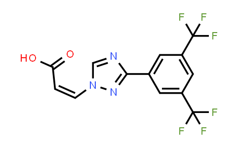 CAS No. 1388842-44-1, (2Z)-3-[3-[3,5-Bis(trifluoromethyl)phenyl]-1H-1,2,4-triazol-1-yl]-2-propenoic acid