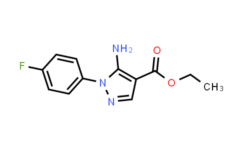 CAS No. 138907-68-3, Ethyl 5-amino-1-(4-fluorophenyl)-1H-pyrazole-4-carboxylate