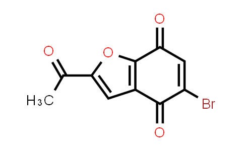 CAS No. 1389264-29-2, 2-Acetyl-5-bromobenzofuran-4,7-dione