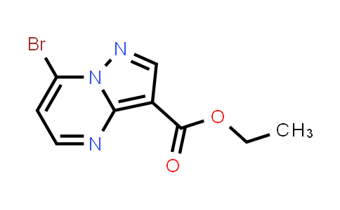 CAS No. 1389302-26-4, Ethyl 7-bromopyrazolo[1,5-a]pyrimidine-3-carboxylate