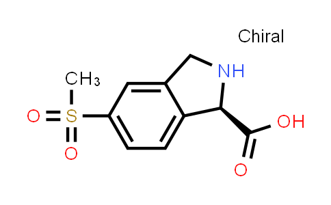 CAS No. 1389390-05-9, (R)-5-(methylsulfonyl)isoindoline-1-carboxylic acid