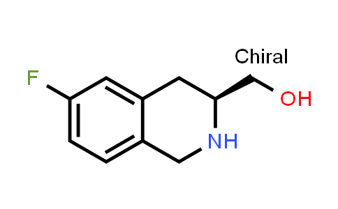 CAS No. 1389391-15-4, (S)-(6-Fluoro-1,2,3,4-tetrahydroisoquinolin-3-yl)methanol
