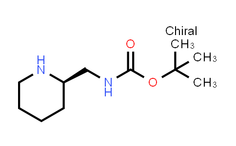 CAS No. 139004-96-9, tert-Butyl N-[(2R)-piperidin-2-ylmethyl]carbamate