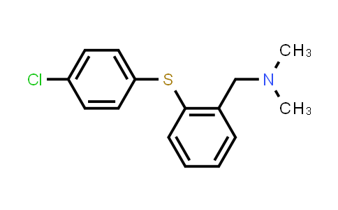 CAS No. 139009-13-5, Benzenemethanamine, 2-[(4-chlorophenyl)thio]-N,N-dimethyl-