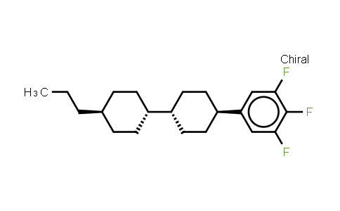 CAS No. 139056-62-5, 1,2,3-Trifluoro-4-[(trans,trans)-4-propyl[1,1-bicyclohexyl]-4-yl]benzene
