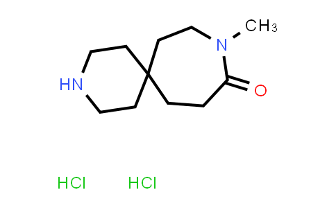 CAS No. 1390654-21-3, 9-Methyl-3,9-diazaspiro[5.6]dodecan-10-one dihydrochloride