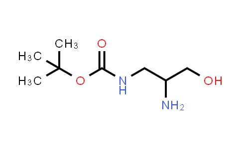 CAS No. 1391046-15-3, tert-Butyl (2-amino-3-hydroxypropyl)carbamate