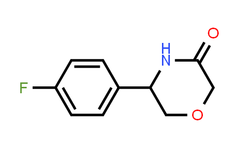 CAS No. 1391086-97-7, 5-(4-Fluorophenyl)morpholin-3-one