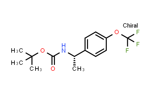 CAS No. 1391394-94-7, (S)-tert-butyl 1-(4-(trifluoromethoxy)phenyl)ethylcarbamate