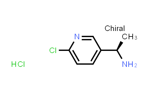 CAS No. 1391444-87-3, (R)-1-(6-Chloropyridin-3-yl)ethan-1-amine hydrochloride