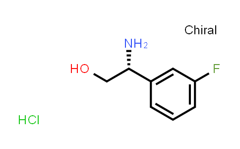 CAS No. 1391447-14-5, (R)-2-Amino-2-(3-fluorophenyl)ethan-1-ol hydrochloride