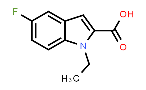 CAS No. 1391467-29-0, 1-Ethyl-5-fluoro-1H-indole-2-carboxylic acid