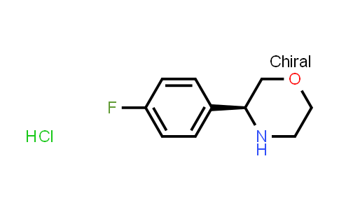 CAS No. 1391469-10-5, (S)-3-(4-Fluorophenyl)morpholine hydrochloride