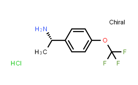 CAS No. 1391540-47-8, (S)-1-(4-(Trifluoromethoxy)phenyl)ethanamine hydrochloride