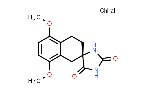 CAS No. 1391557-65-5, (S)-5',8'-dimethoxy-3',4'-dihydro-1'H-spiro[imidazolidine-4,2'-naphthalene]-2,5-dione