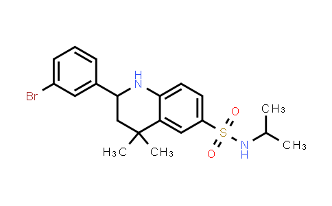 CAS No. 1391609-03-2, 2-(3-Bromophenyl)-N-isopropyl-4,4-dimethyl-1,2,3,4-tetrahydroquinoline-6-sulfonamide