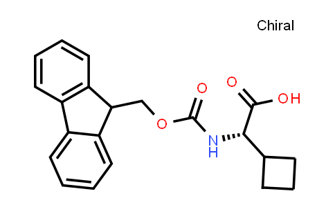 CAS No. 1391630-31-1, (S)-2-((((9H-Fluoren-9-yl)methoxy)carbonyl)amino)-2-cyclobutylacetic acid