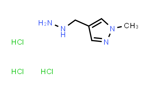 CAS No. 1391733-00-8, 4-(Hydrazinylmethyl)-1-methyl-1H-pyrazole trihydrochloride