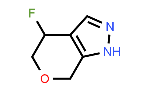 CAS No. 1391733-14-4, 4-Fluoro-1,4,5,7-tetrahydropyrano[3,4-c]pyrazole