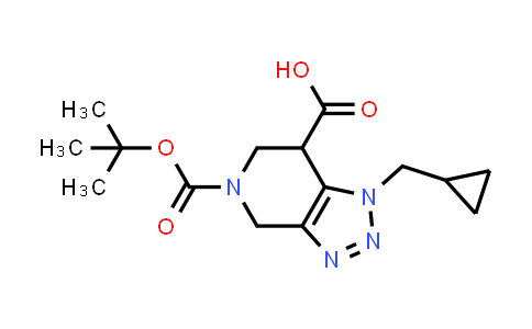CAS No. 1391733-22-4, 5-(tert-Butoxycarbonyl)-1-(cyclopropylmethyl)-4,5,6,7-tetrahydro-1H-[1,2,3]triazolo[4,5-c]pyridine-7-carboxylic acid