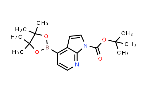 CAS No. 1391926-50-3, tert-Butyl 4-(tetramethyl-1,3,2-dioxaborolan-2-yl)-1H-pyrrolo[2,3-b]pyridine-1-carboxylate