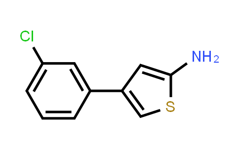 CAS No. 1392042-82-8, 4-(3-Chlorophenyl)thiophen-2-amine