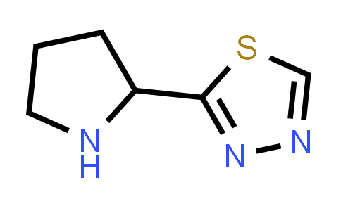 CAS No. 1392213-60-3, 2-(Pyrrolidin-2-yl)-1,3,4-thiadiazole