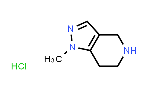 CAS No. 1392271-80-5, 1H-Pyrazolo[4,3-c]pyridine, 4,5,6,7-tetrahydro-1-methyl-, hydrochloride (1:1)