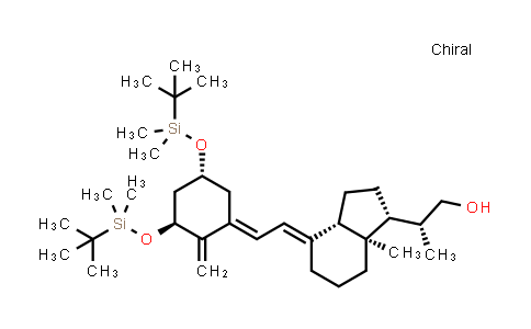 CAS No. 139239-33-1, (R)-2-((1R,3aS,7aR,E)-4-((E)-2-((3S,5R)-3,5-Bis((tert-butyldimethylsilyl)oxy)-2-methylenecyclohexylidene)ethylidene)-7a-methyloctahydro-1H-inden-1-yl)propan-1-ol